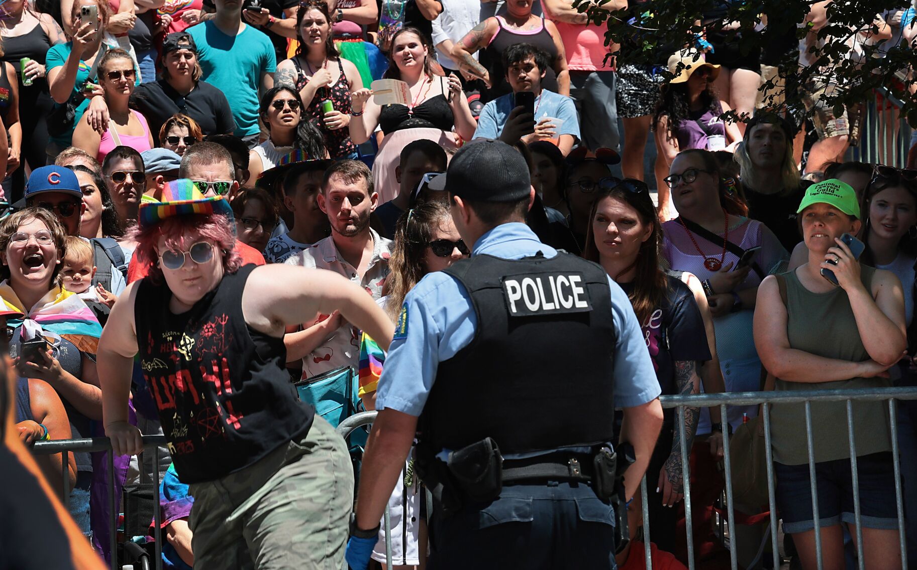 Pride parade delayed as anti-Boeing protesters block path
